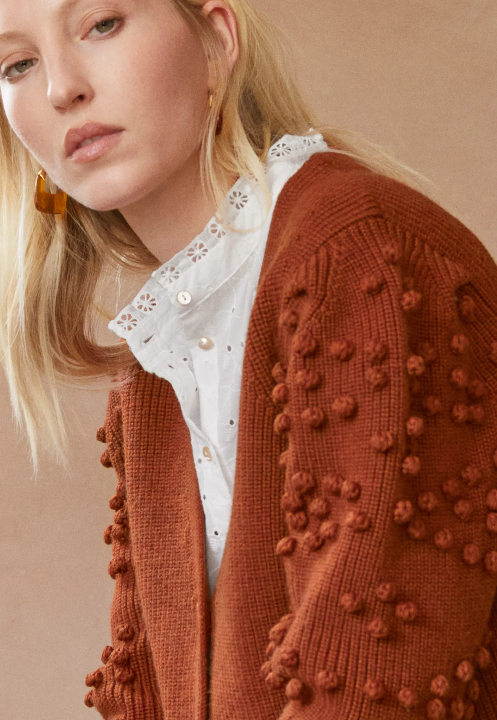 bobble_cardigan_1-1.webp Women Wrap London Knitwear*Bobble Cardigan