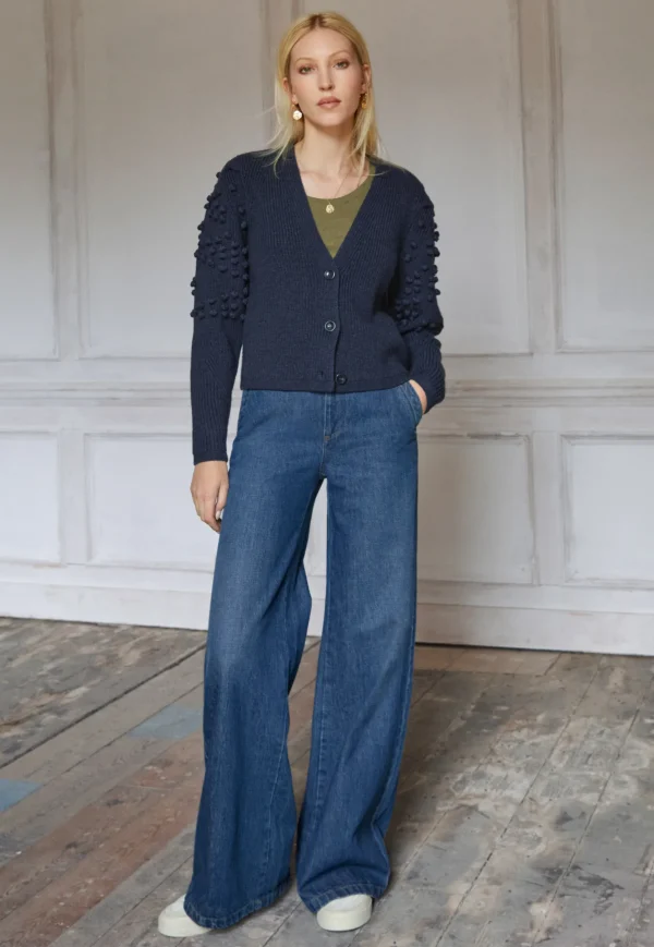 Women Wrap London Knitwear*Bobble Cardigan