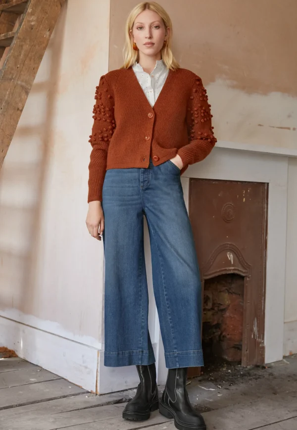 Women Wrap London Knitwear*Bobble Cardigan