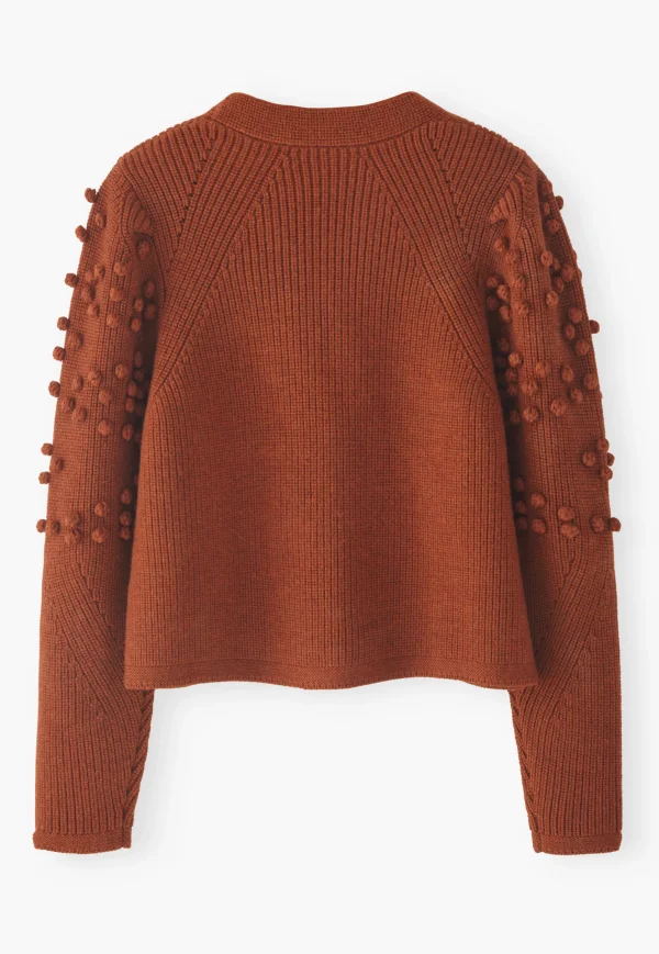 Women Wrap London Knitwear*Bobble Cardigan