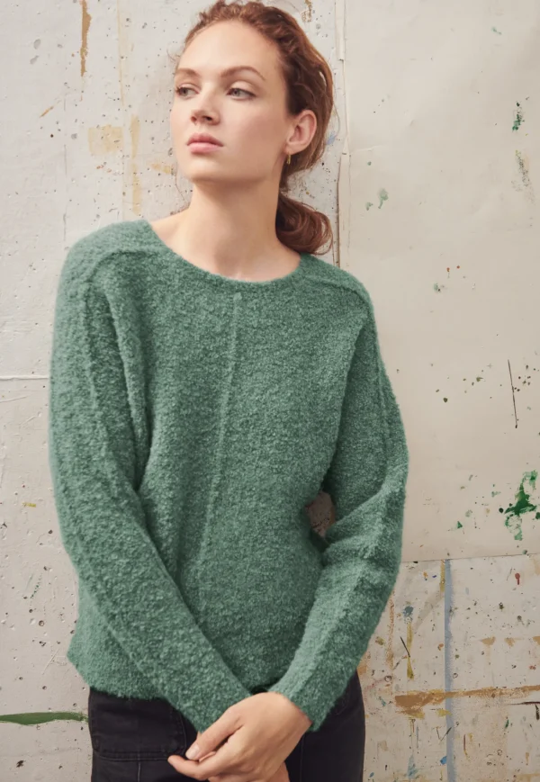 Women Wrap London Knitwear*Boucle Sweater
