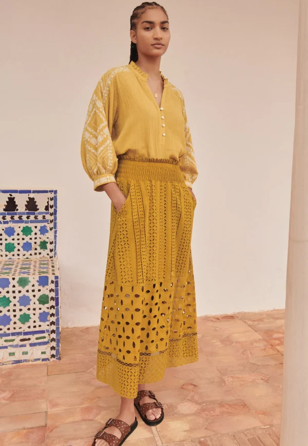 Women Wrap London Dresses & Skirts*Broderie A-Line Skirt