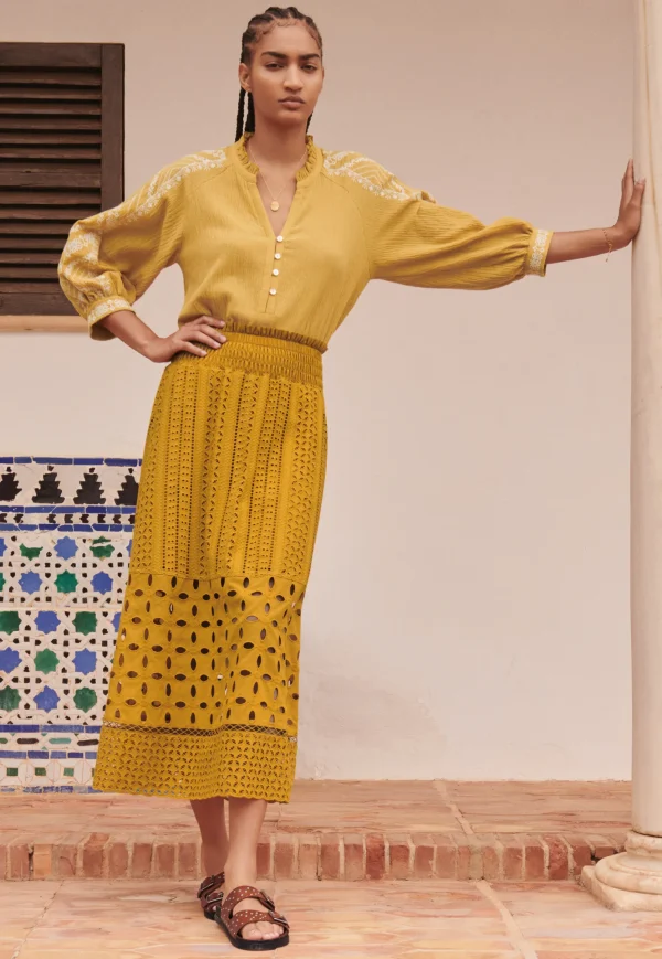 Women Wrap London Dresses & Skirts*Broderie A-Line Skirt