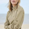 Women Wrap London Shirts & Tops*Button-Back Blouse