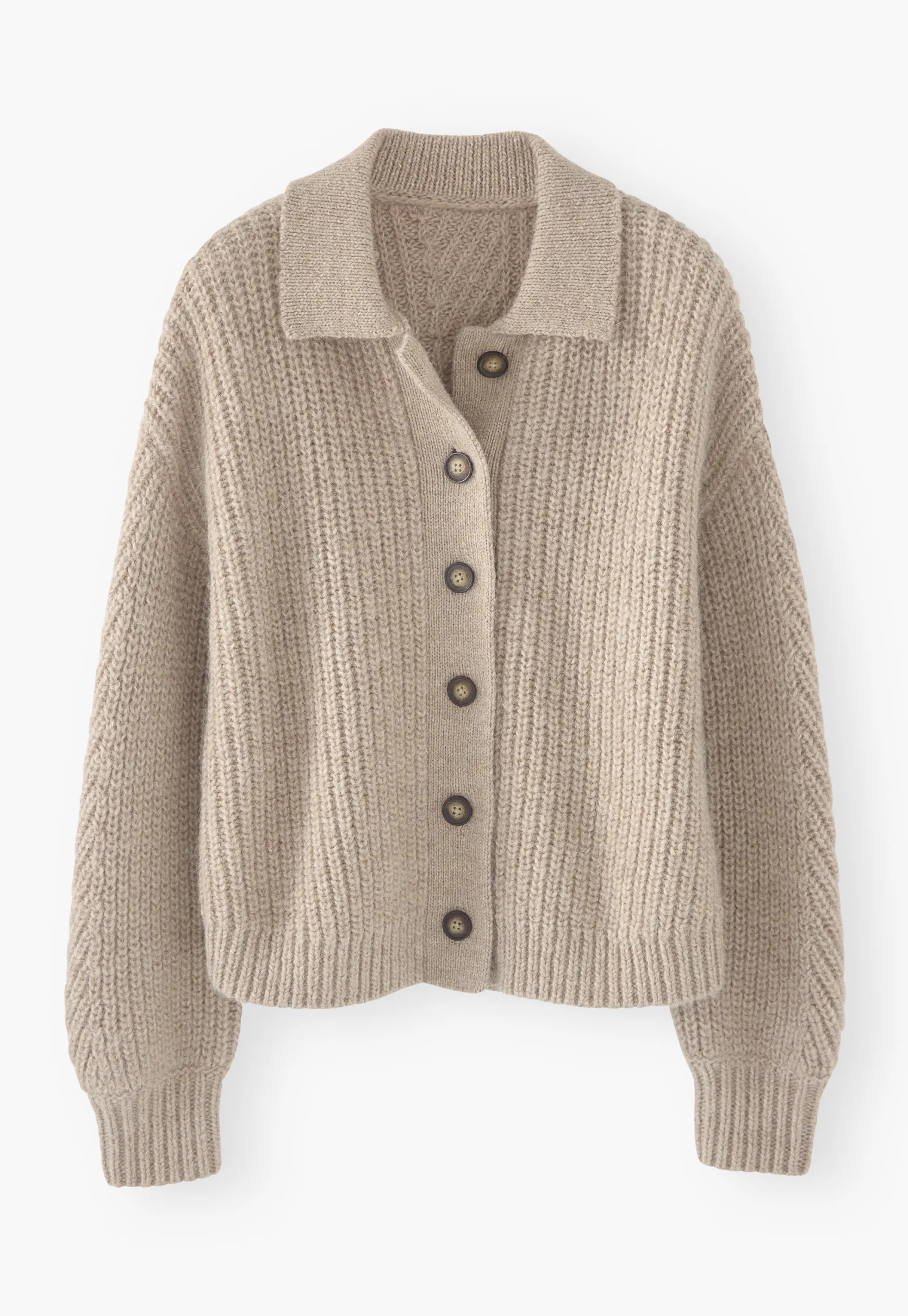 collared_cardigan_4.webp Women Wrap London Knitwear*Collared Cardigan