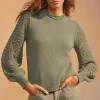 Women Wrap London Knitwear*Crochet-Stitch Sweater