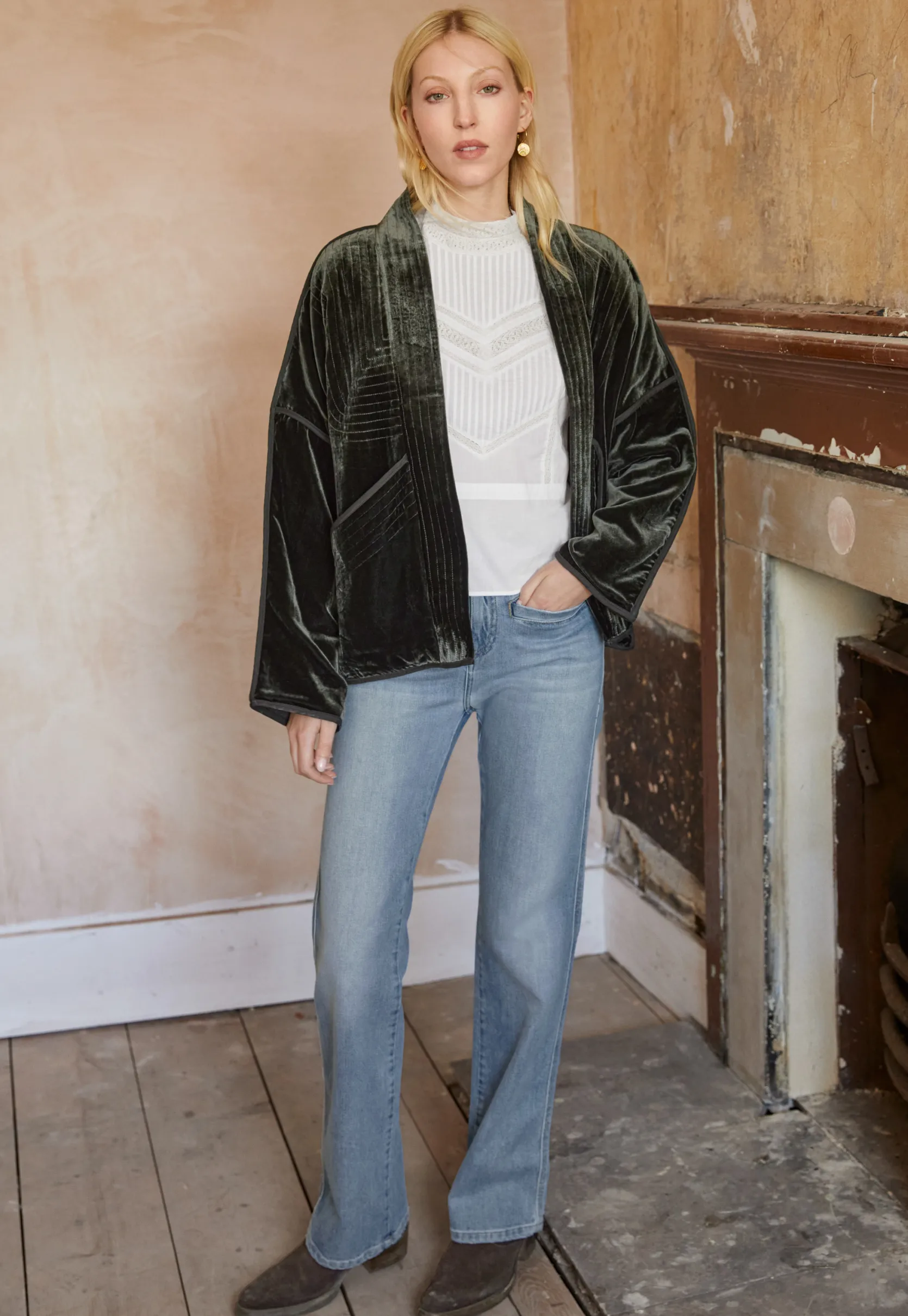 cropped_quilted_jacket_1.webp Women Wrap London Jackets & Coats*Cropped Quilted Jacket
