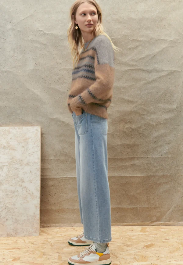 Women Wrap London Jeans & Trousers*Cropped Wide-Leg Jeans