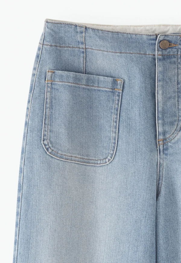 Women Wrap London Jeans & Trousers*Cropped Wide-Leg Jeans