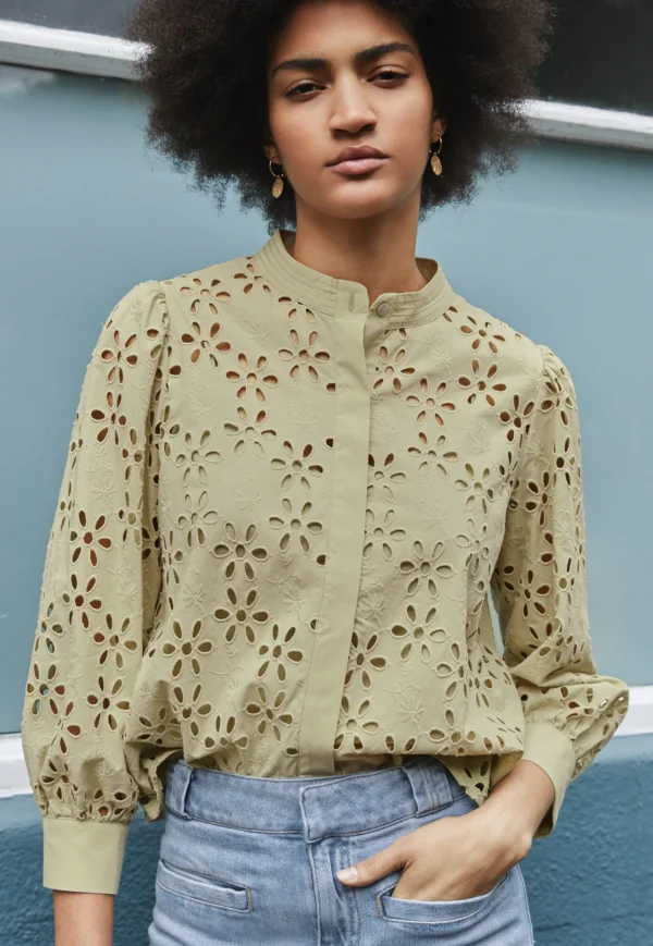 Women Wrap London Shirts & Tops*Cutwork Blouse