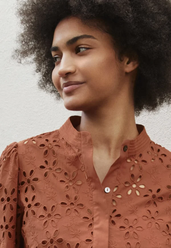 Women Wrap London Shirts & Tops*Cutwork Blouse