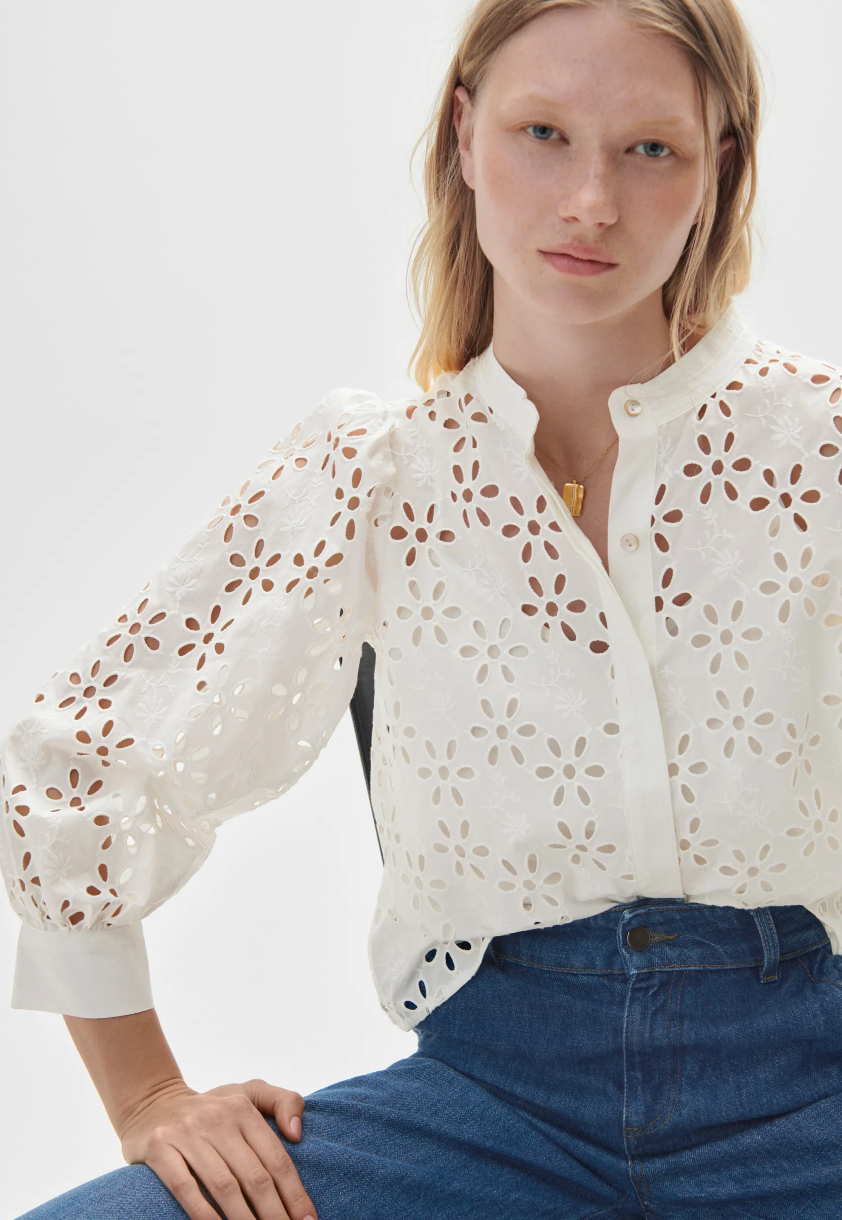 cutwork_blouse_3.webp Women Wrap London Shirts & Tops*Cutwork Blouse