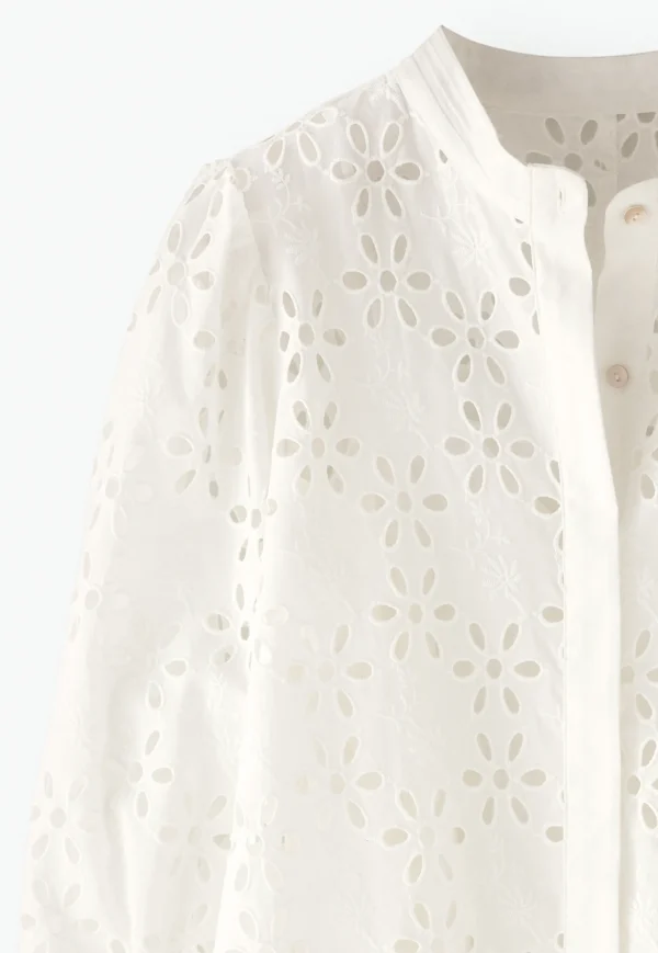 Women Wrap London Shirts & Tops*Cutwork Blouse