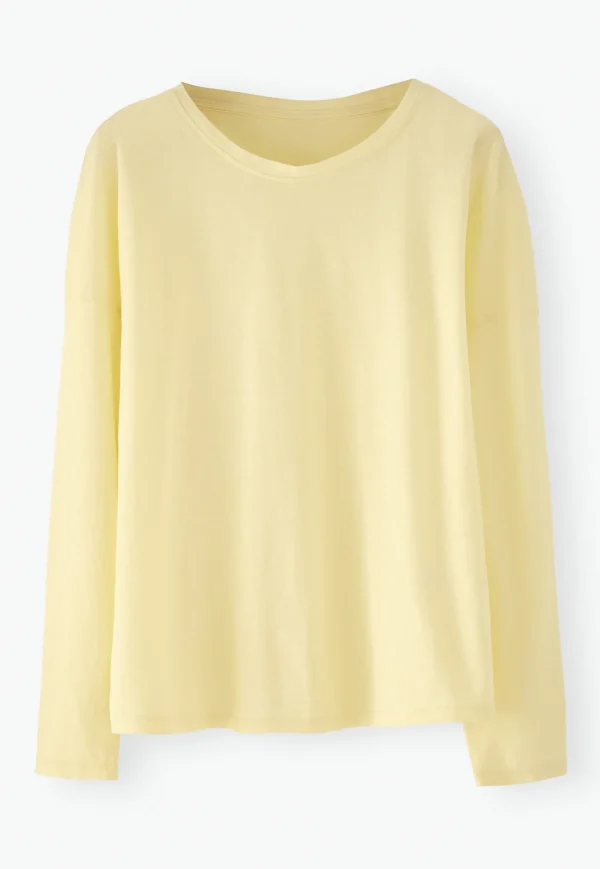 Women Wrap London Jersey Tops*Drop-Shoulder Top