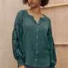 Women Wrap London Shirts & Tops*Embroidered Blouse