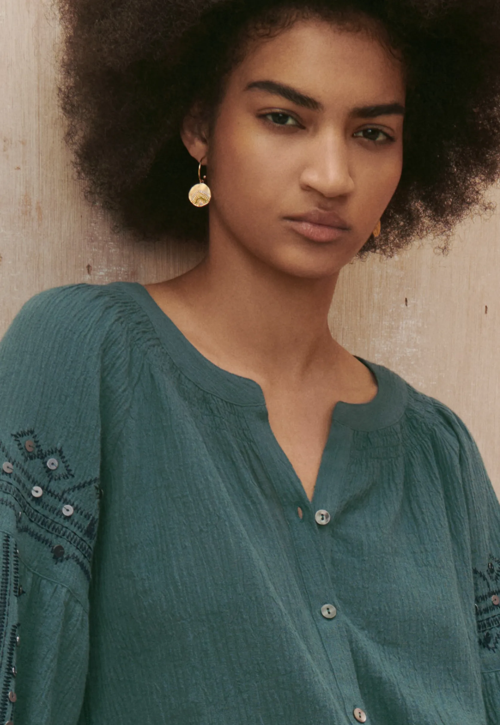 embroidered_blouse_1-2.webp Women Wrap London Shirts & Tops*Embroidered Blouse