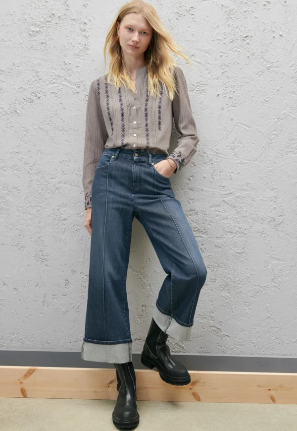 Women Wrap London Shirts & Tops*Embroidered Blouse