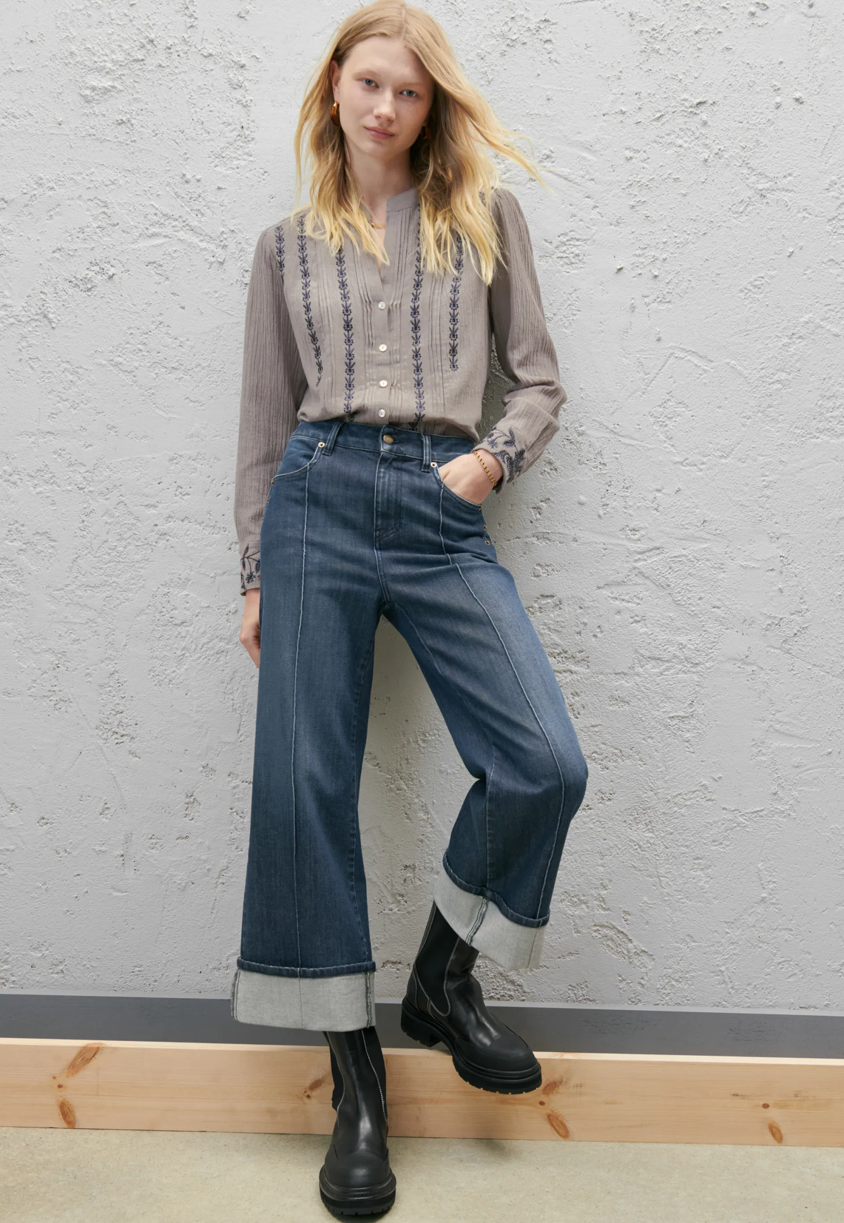 embroidered_blouse_2-5.webp Women Wrap London Shirts & Tops*Embroidered Blouse
