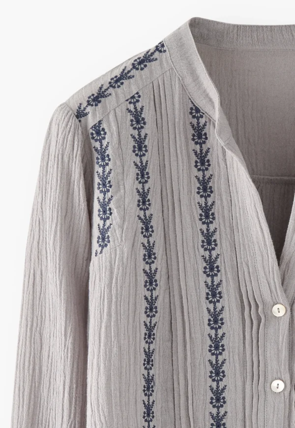 Women Wrap London Shirts & Tops*Embroidered Blouse