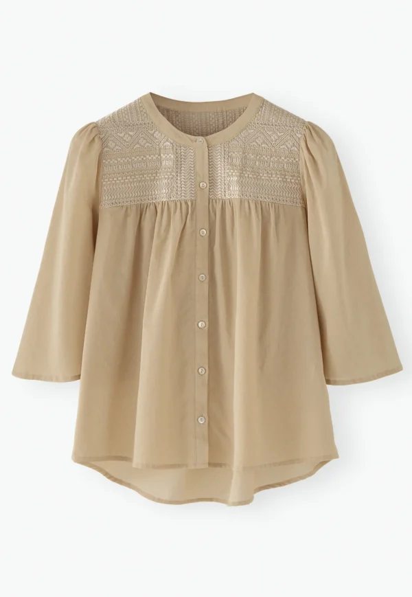 Women Wrap London Shirts & Tops*Embroidered Blouse