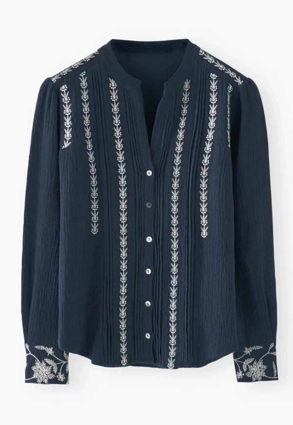 Women Wrap London Shirts & Tops*Embroidered Blouse