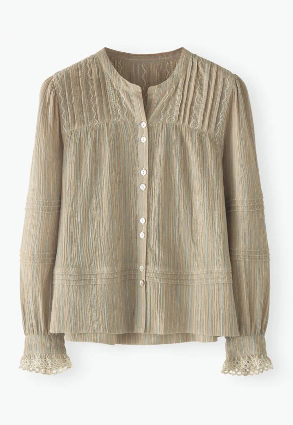 Women Wrap London Shirts & Tops*Embroidered Blouse