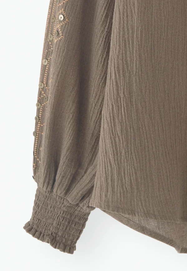 Women Wrap London Shirts & Tops*Embroidered Blouse