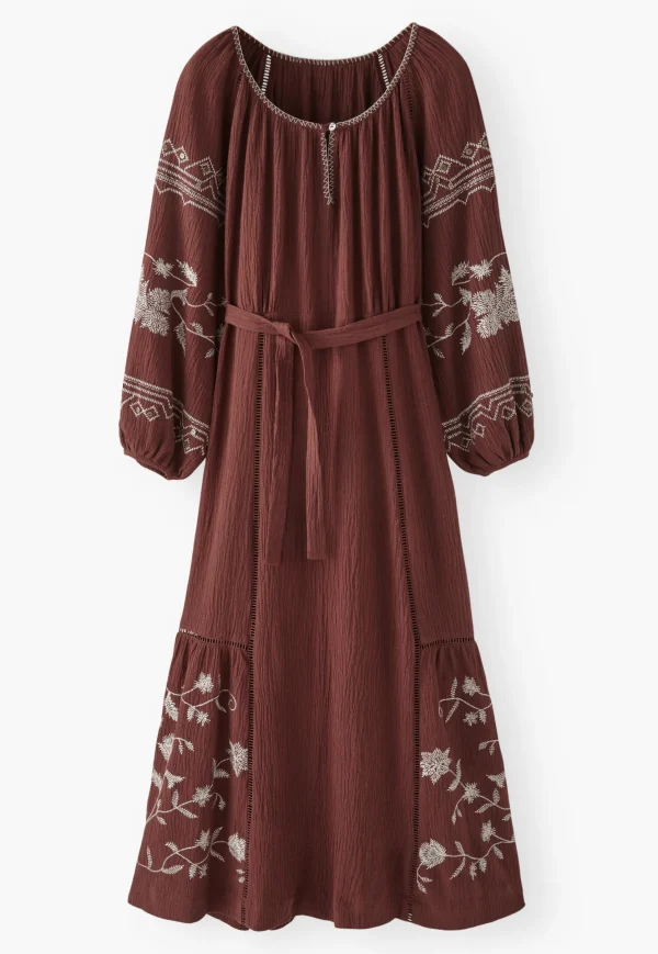 Women Wrap London Dresses & Skirts*Embroidered Maxi-Dress