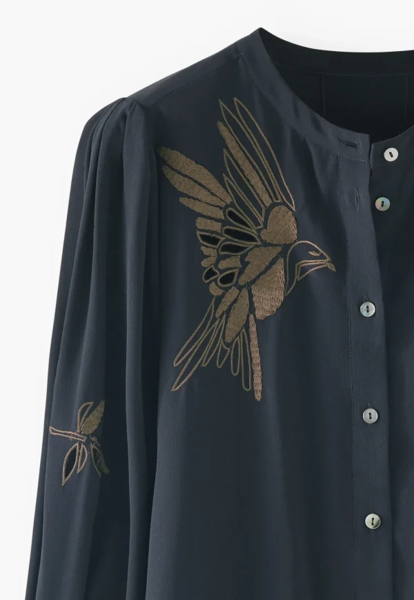 Women Wrap London Shirts & Tops*Embroidered Shirt