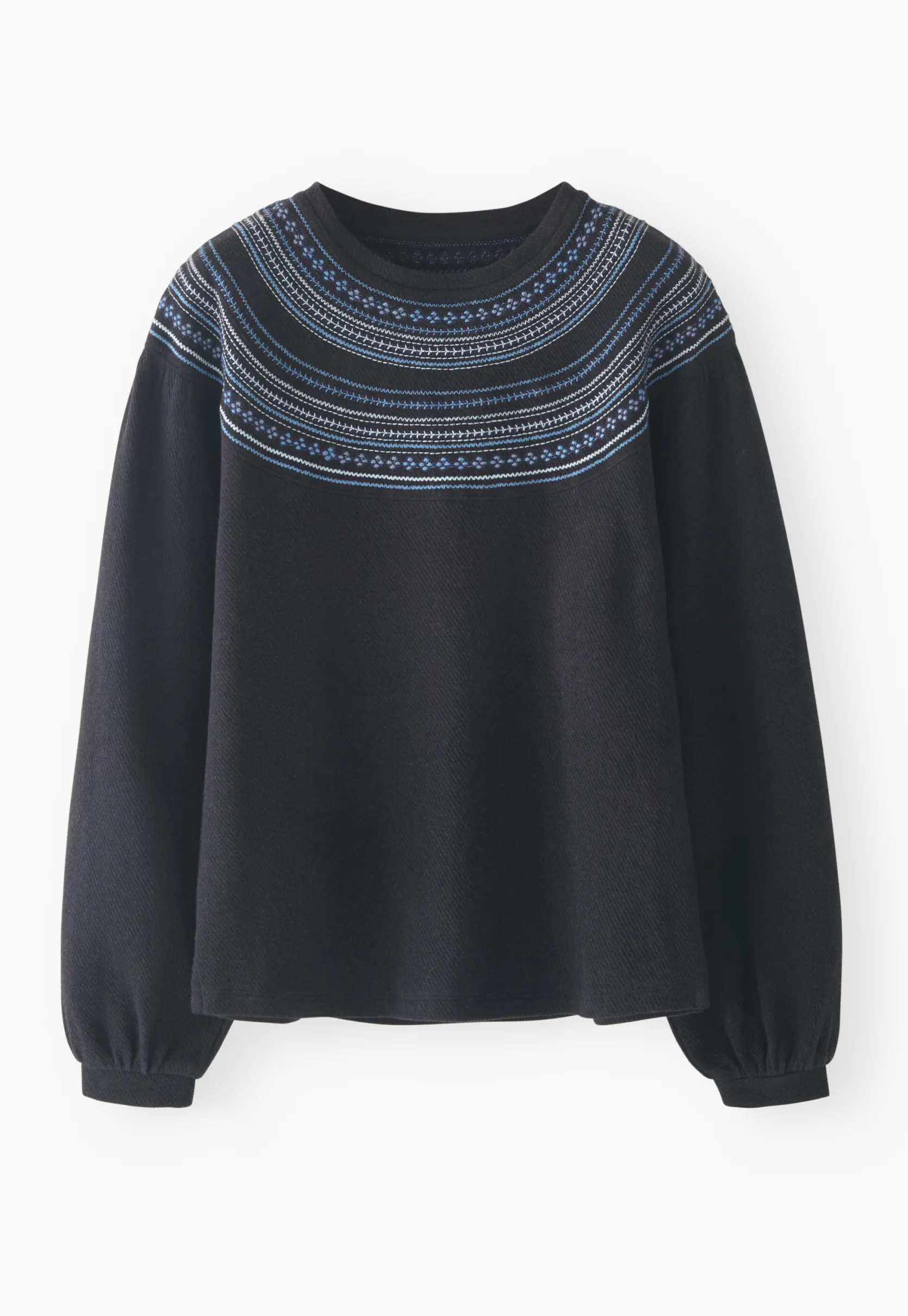 embroidered_sweatshirt_4-1.webp Women Wrap London Jersey Tops*Embroidered Sweatshirt