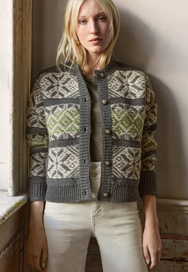 Women Wrap London Knitwear*Fair Isle Cardigan