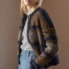 Women Wrap London Knitwear*Fair Isle Cardigan