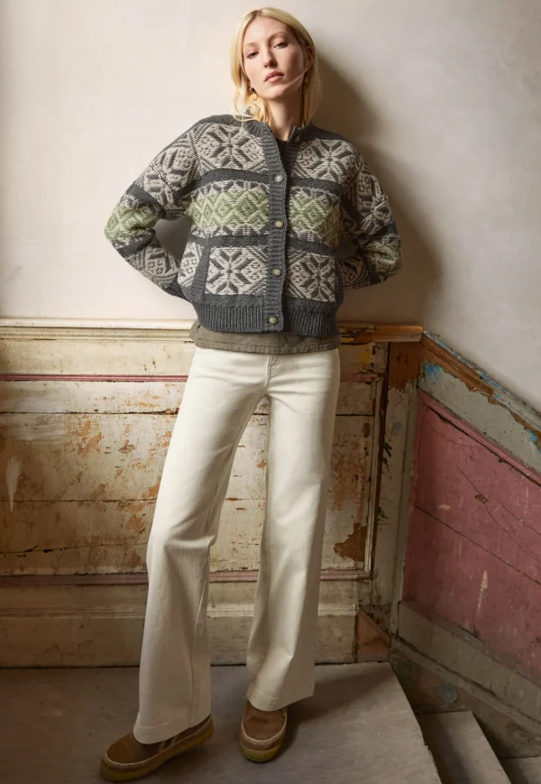 Women Wrap London Knitwear*Fair Isle Cardigan