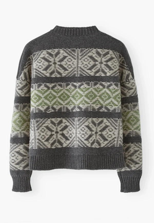 Women Wrap London Knitwear*Fair Isle Cardigan
