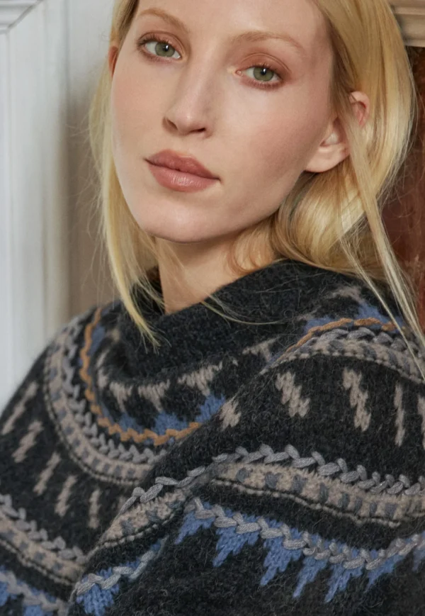 Women Wrap London Knitwear*Fair Isle Sweater