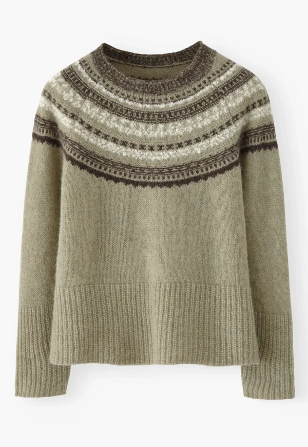 Women Wrap London Knitwear*Fair Isle Sweater
