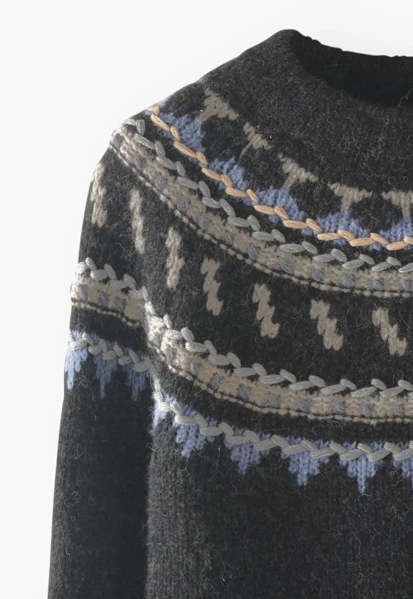 Women Wrap London Knitwear*Fair Isle Sweater