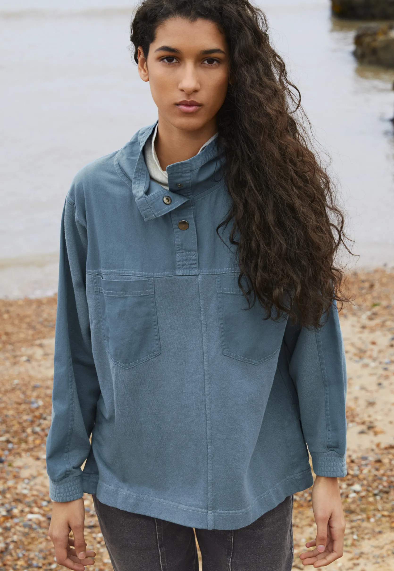 funnelneck_top_0.webp Women Wrap London Jersey Tops*Funnel-Neck Top