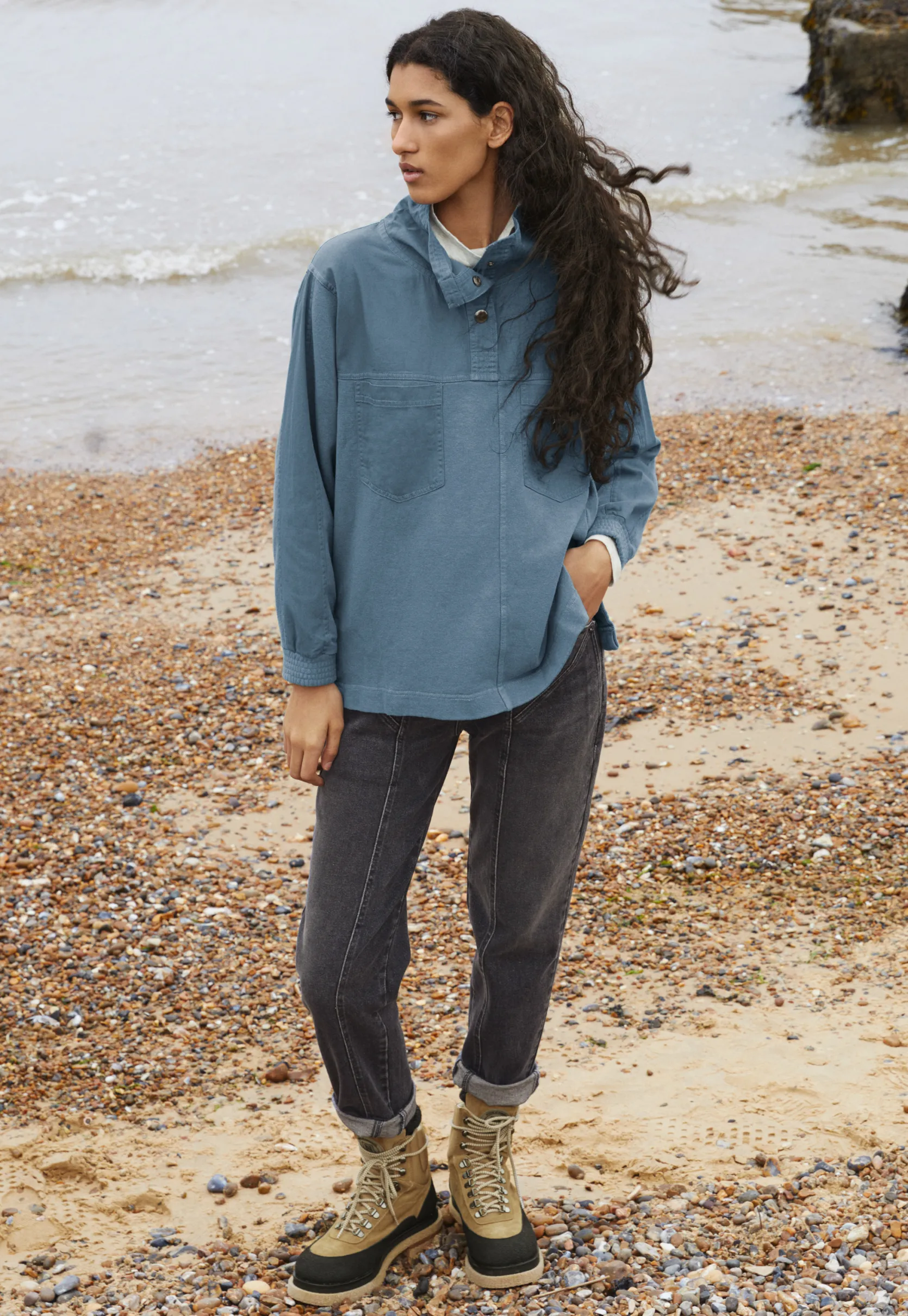 funnelneck_top_1.webp Women Wrap London Jersey Tops*Funnel-Neck Top