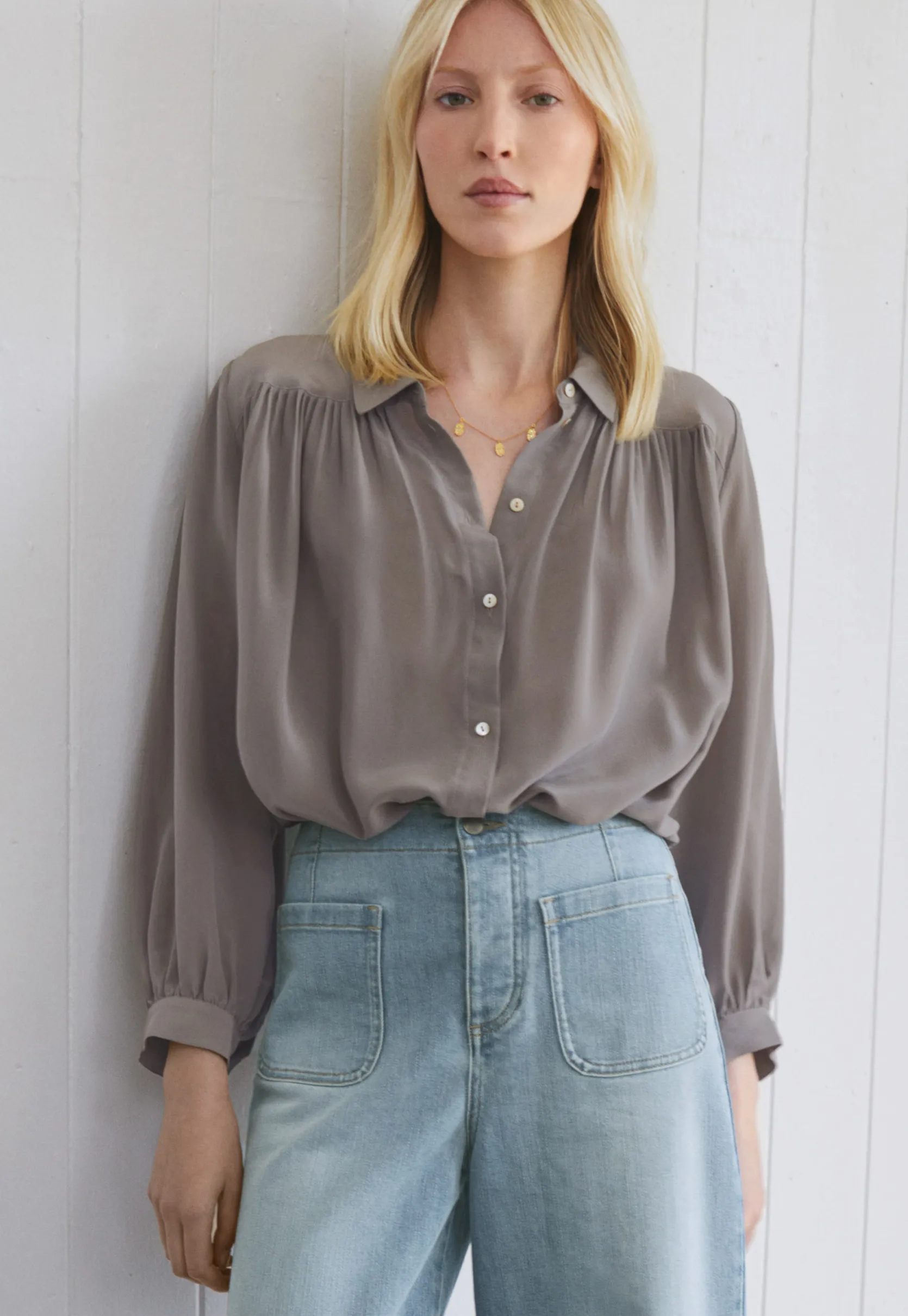 gathered_blouse_0.webp Women Wrap London Shirts & Tops*Gathered Blouse