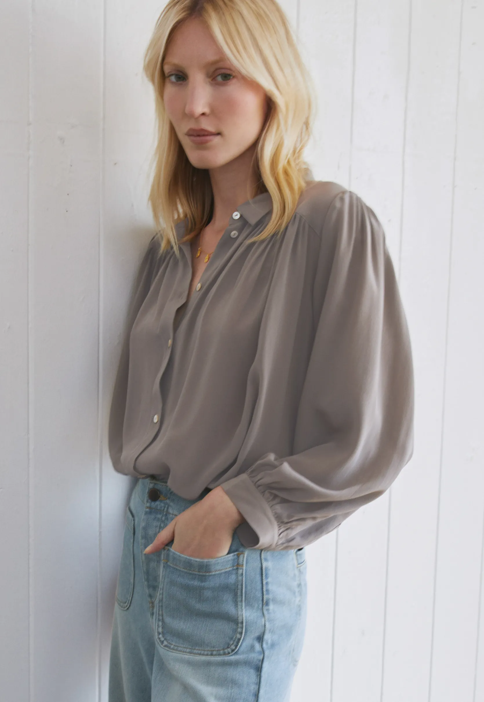 gathered_blouse_3.webp Women Wrap London Shirts & Tops*Gathered Blouse