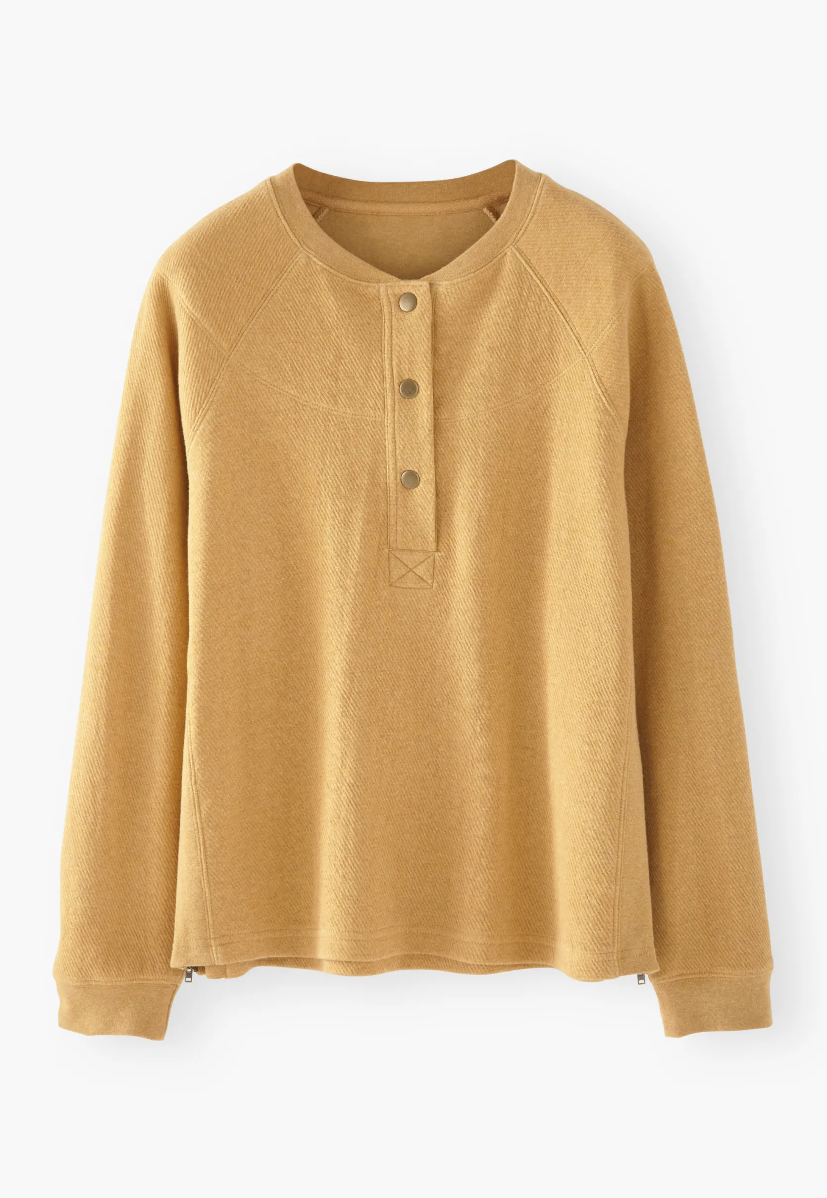 halfplacket_sweatshirt_3-2.webp Women Wrap London Jersey Tops*Half-Placket Sweatshirt
