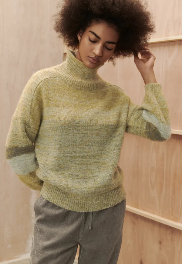 Women Wrap London Knitwear*High-Neck Sweater