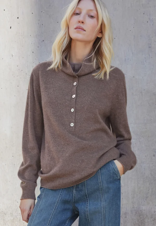 Women Wrap London Knitwear*High-Neck Sweater