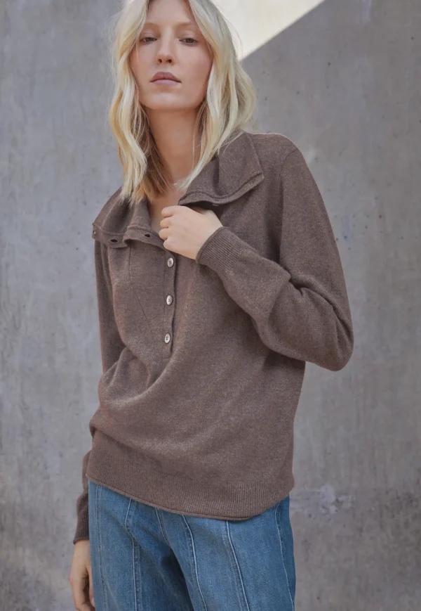 Women Wrap London Knitwear*High-Neck Sweater
