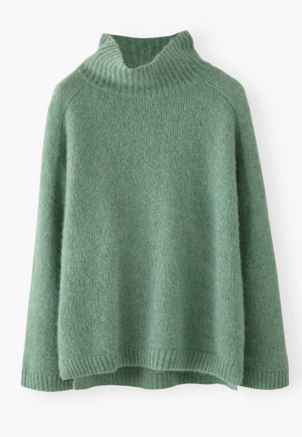 Women Wrap London Knitwear*High-Neck Sweater
