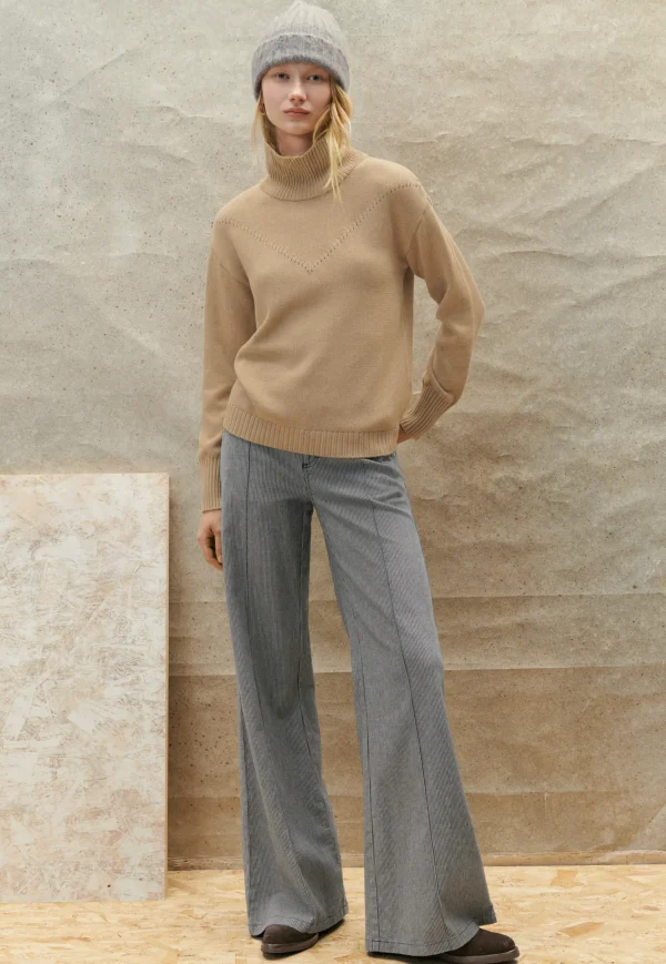 Women Wrap London Knitwear*High-Neck Sweater