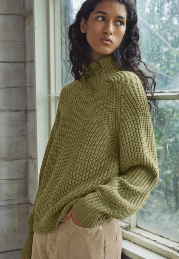 Women Wrap London Knitwear*High-Neck Sweater