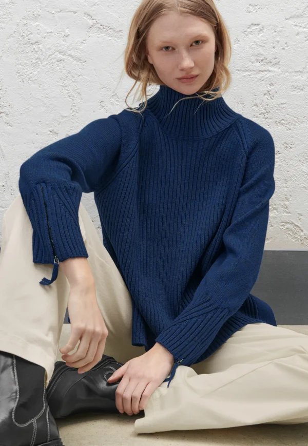 Women Wrap London Knitwear*High-Neck Sweater