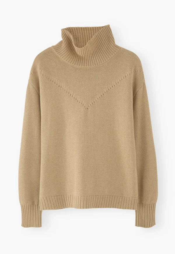 Women Wrap London Knitwear*High-Neck Sweater